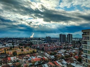 Cityscape against sky