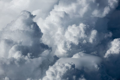 Low angle view of clouds in sky