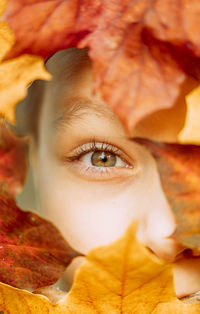 Close-up of young woman