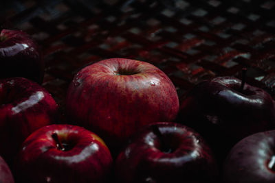 Full frame shot of apples