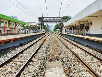 View of railroad tracks