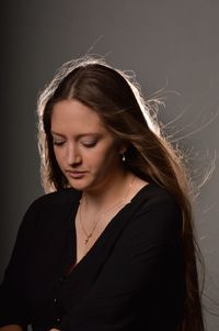 Woman looking away