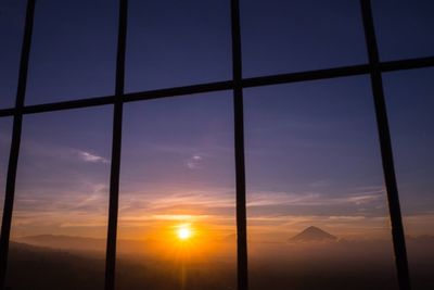 Scenic view of sky during sunset