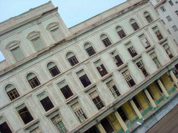 Low angle view of building against clear sky