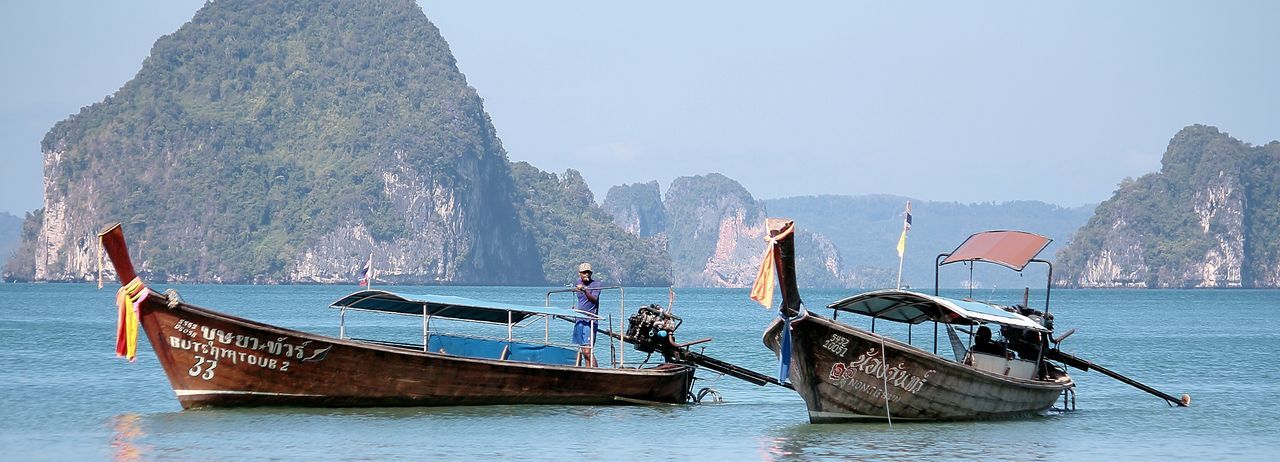 Thailand longtail boats