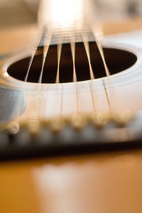 Close-up of guitar