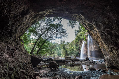 Panoramic view of cave