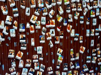 Full frame shot of multi colored hanging for sale