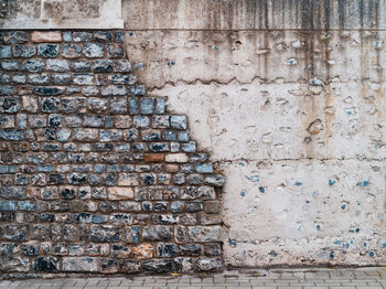 Full frame shot of old wall