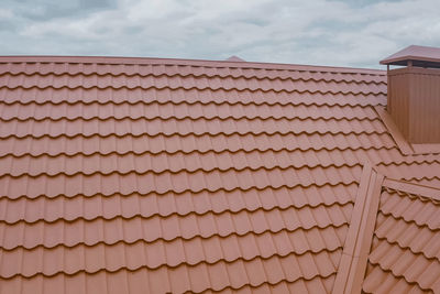 Row of chairs on roof