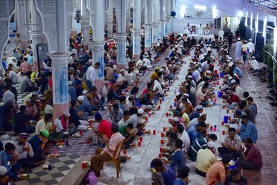Iftar time at andarkilla shahi jame masjid, chittagong