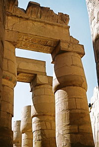 Low angle view of temple