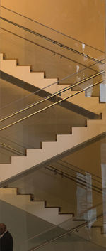 Low angle view of staircase in building