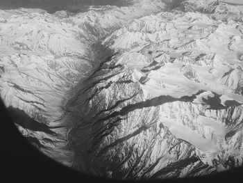 Close-up of mountains against blurred background