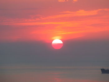 Scenic view of sky during sunset