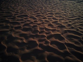 Full frame shot of sand dune