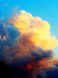 Low angle view of clouds in sky