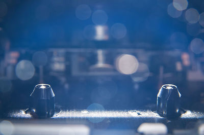 Close-up of bottle on table