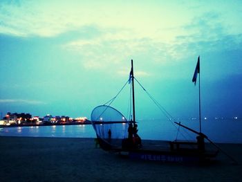 Boats in sea