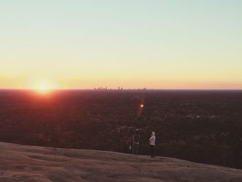 Scenic view of sunset