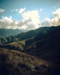 Scenic view of landscape against sky