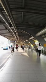 Interior of subway station