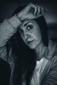 Portrait of woman smiling