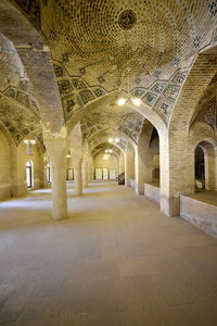 Empty corridor of building