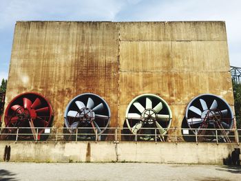 Factory against sky