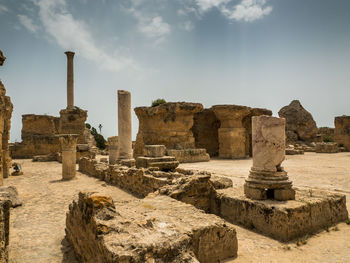 Old ruins against sky