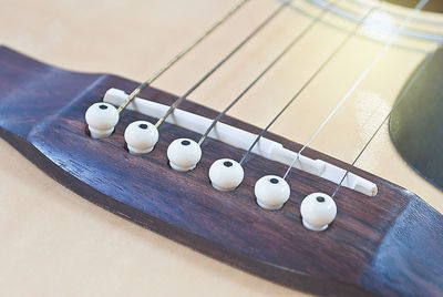 Close-up of guitar