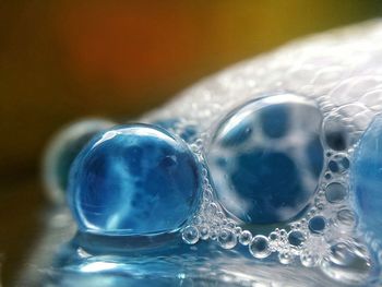 Close-up of bubbles