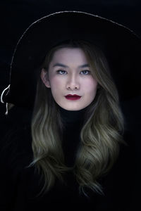 Portrait of young woman