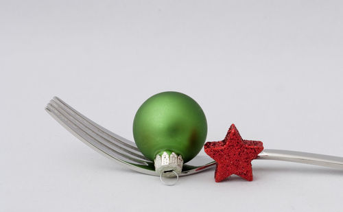 High angle view of drink on table