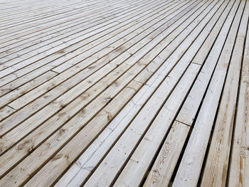 Full frame shot of boardwalk