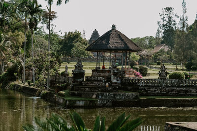 Built structure in water