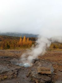 Scenic view of landscape against sky