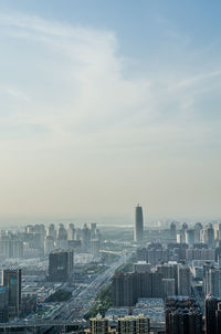 Cityscape against sky