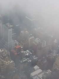 High angle view of cityscape