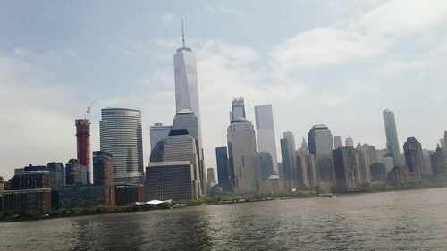 Skyscrapers in a city