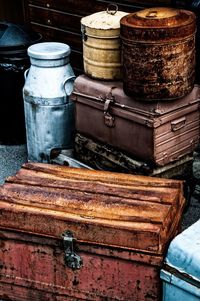 Close-up of rusty metal