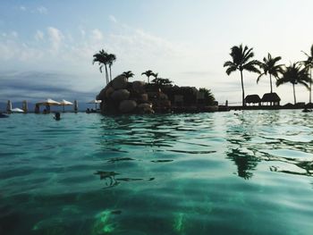 Scenic view of calm sea