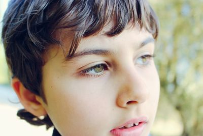 Close-up portrait of girl