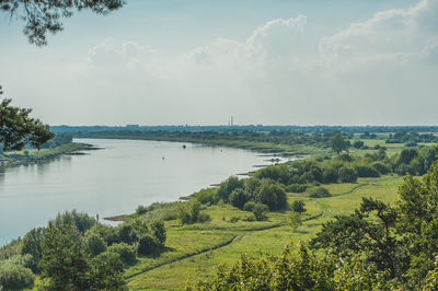 Panoramic view of landscape against sky