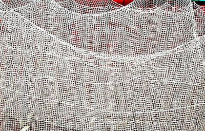 Full frame shot of net