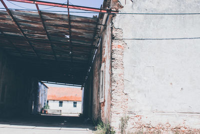 Exterior of old building