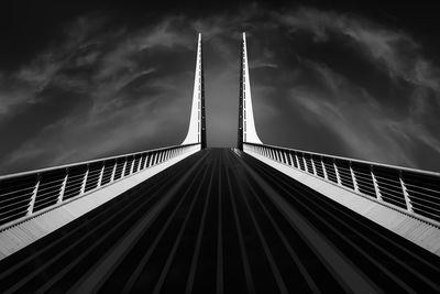 Low angle view of built structure against sky