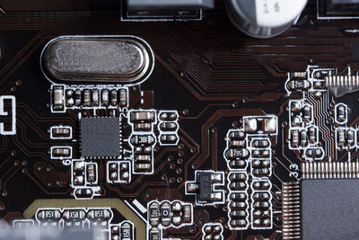 Close-up of circuit board