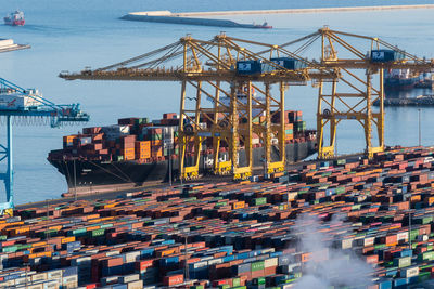 View of commercial dock