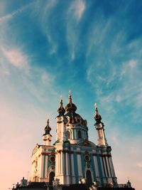 Low angle view of cathedral against sky